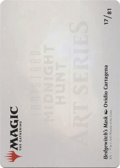 Hedgewitch's Mask // Hedgewitch's Mask  [Midnight Hunt Art Series] (Borderless) Foil