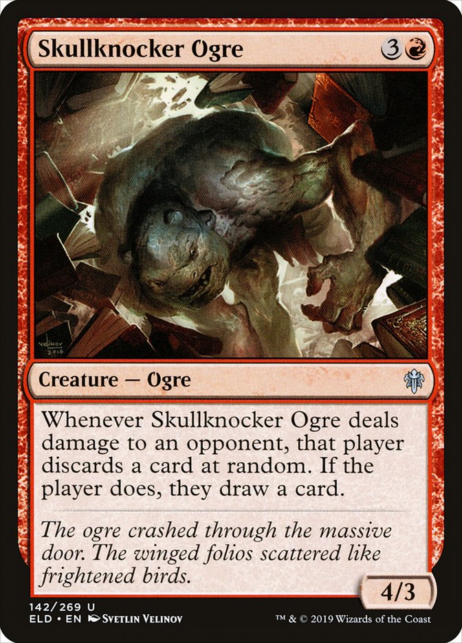 Skullknocker Ogre [Throne of Eldraine] Foil