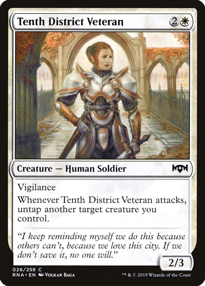 Tenth District Veteran [Ravnica Allegiance] Foil