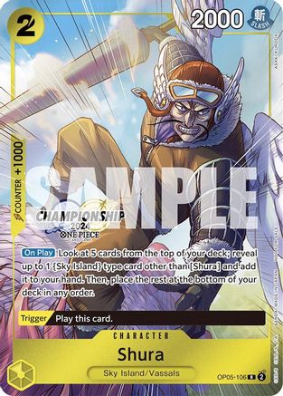 Shura (CS 2024 Celebration Pack) (OP05-106) - [One Piece Promotion Cards] Foil