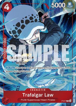 Trafalgar Law (CS 2024 Celebration Pack) (P-017) - [One Piece Promotion Cards] Foil