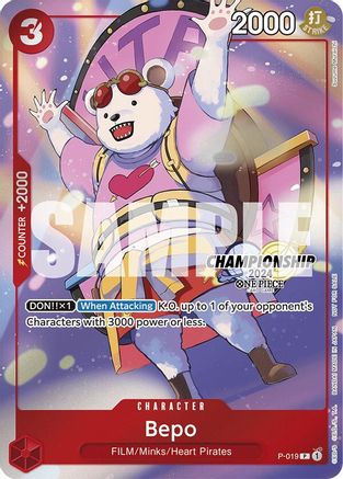Bepo (CS 2024 Celebration Pack) (P-019) - [One Piece Promotion Cards] Foil