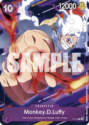 Monkey.D.Luffy (CS 2024 Participation) (P-041) - [One Piece Promotion Cards] Foil