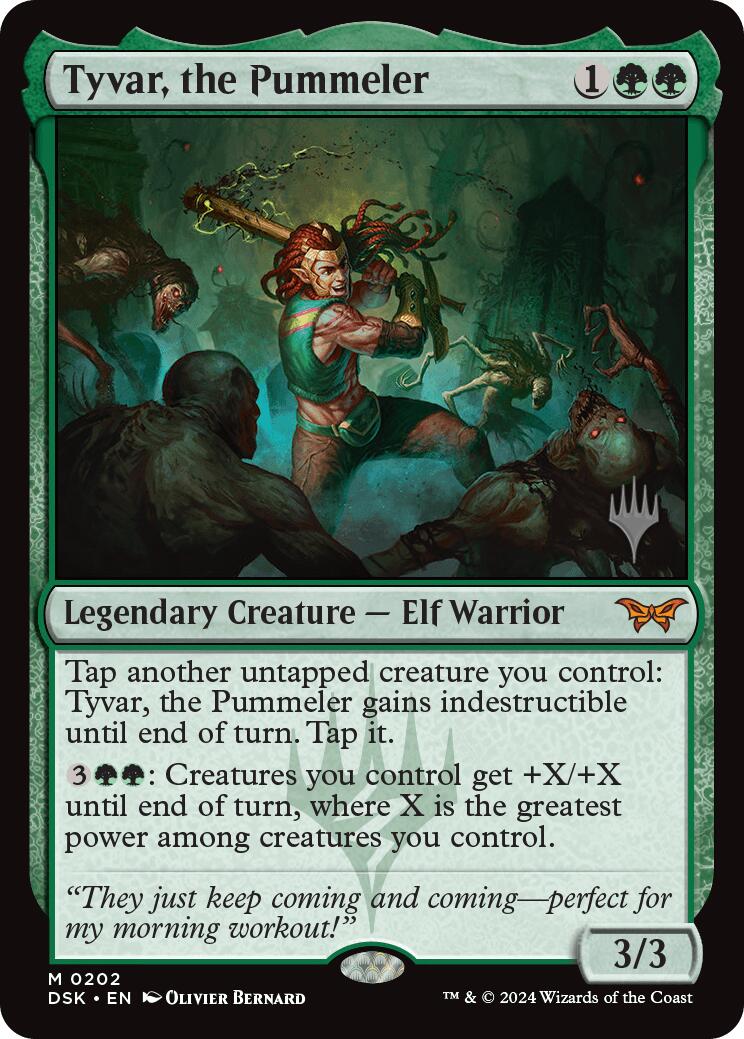 Tyvar, the Pummeler (Promo Pack) [Duskmourn: House of Horror Promos] Foil