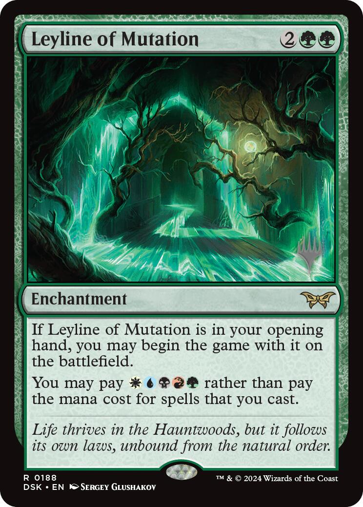 Leyline of Mutation (Promo Pack) [Duskmourn: House of Horror Promos] Foil