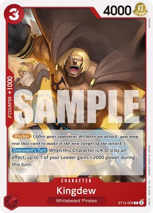 Kingdew (ST15-003) - [Starter Deck 15: RED Edward.Newgate]