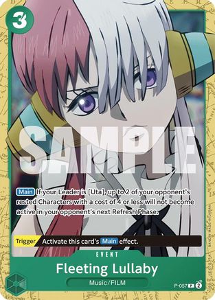 Fleeting Lullaby (P-057) - [Starter Deck 16: GREEN Uta]