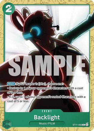 Backlight (ST11-003) - [Starter Deck 16: GREEN Uta]
