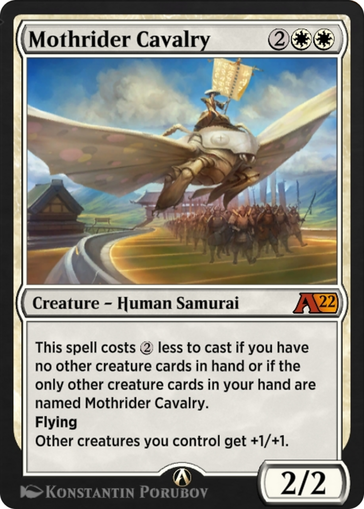 Mothrider Cavalry  [Alchemy: Kamigawa]