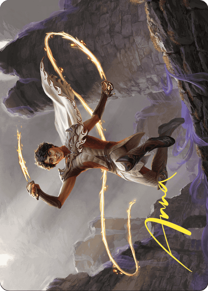 Kellan, the Fae-Blooded // Kellan, the Fae-Blooded  [Wilds of Eldraine Art Series] (Borderless) Foil