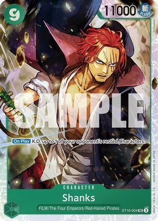 Shanks (ST16-004) - [Starter Deck 16: GREEN Uta] Foil