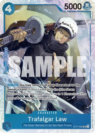 Trafalgar Law (ST17-002) (ST17-002) - [Starter Deck 17: BLUE Donquixote Doflamingo] Foil