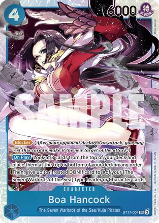 Boa Hancock (ST17-004) - [Starter Deck 17: BLUE Donquixote Doflamingo] Foil