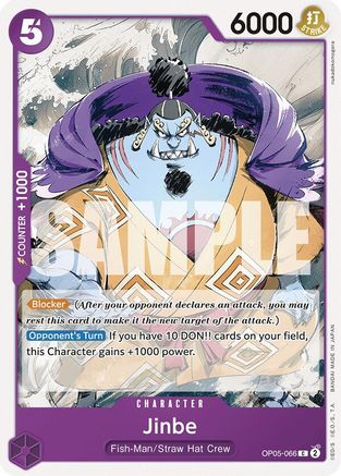 Jinbe (OP05-066) - [Starter Deck 18: PURPLE Monkey.D.Luffy]