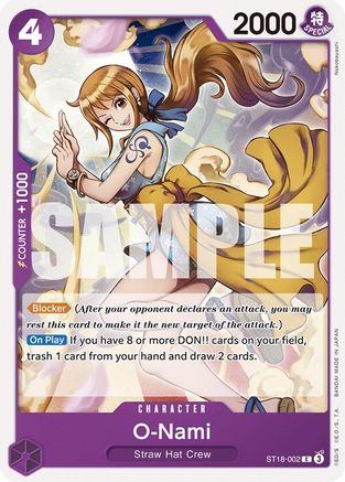 O-Nami (ST18-002) - [Starter Deck 18: PURPLE Monkey.D.Luffy]