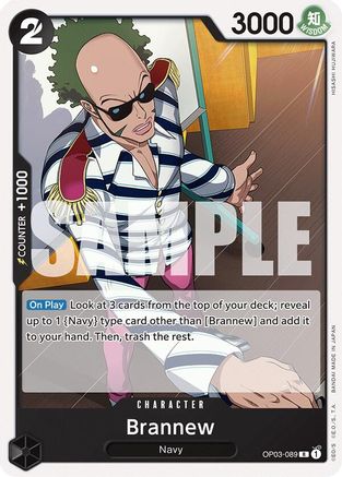 Brannew (OP03-089) - [Starter Deck 19: BLACK Smoker]