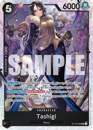 Tashigi (ST19-003) - [Starter Deck 19: BLACK Smoker] Foil