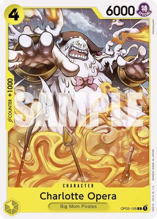 Charlotte Opera (OP03-106) - [Starter Deck 20: YELLOW Charlotte Katakuri]