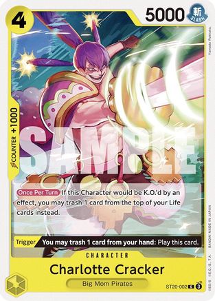 Charlotte Cracker (ST20-002) - [Starter Deck 20: YELLOW Charlotte Katakuri]
