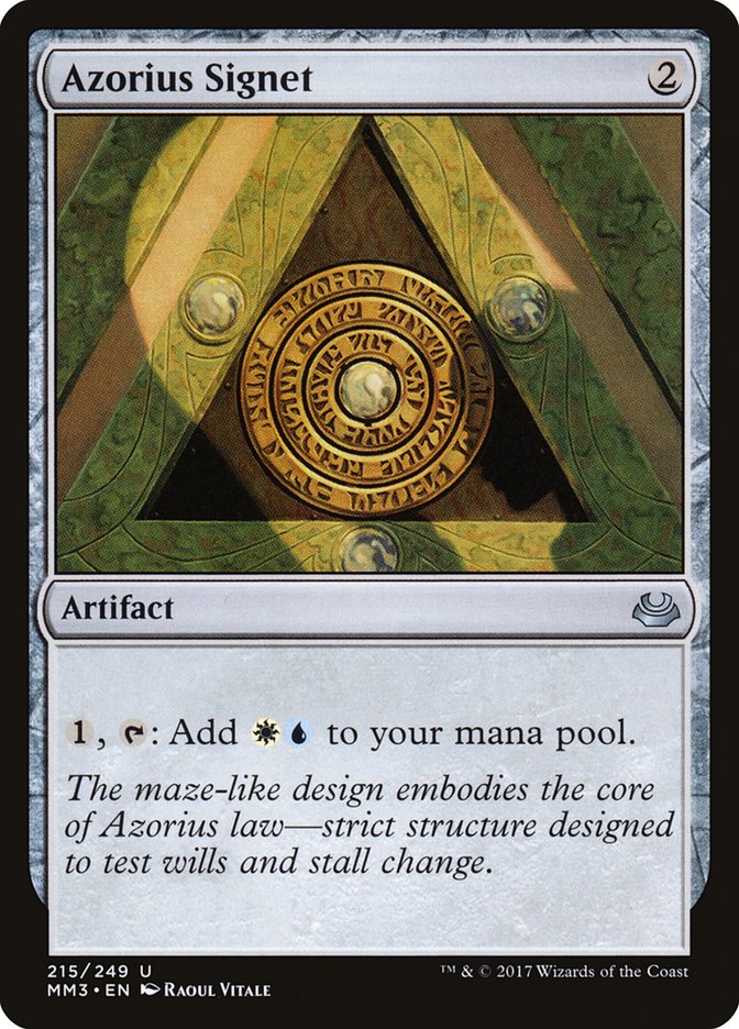 Azorius Signet [Modern Masters 2017] Foil