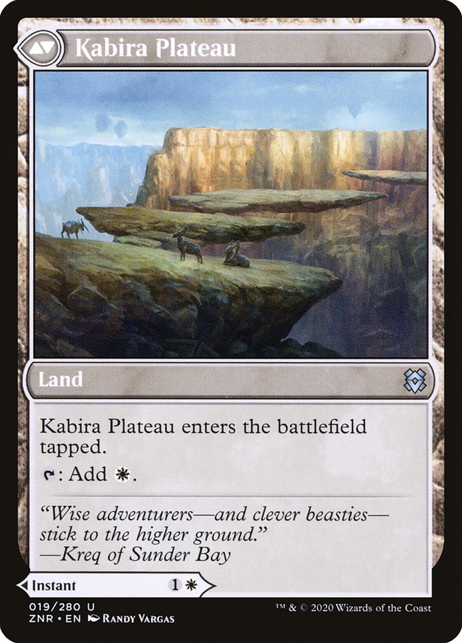 Kabira Takedown // Kabira Plateau [Zendikar Rising] Foil
