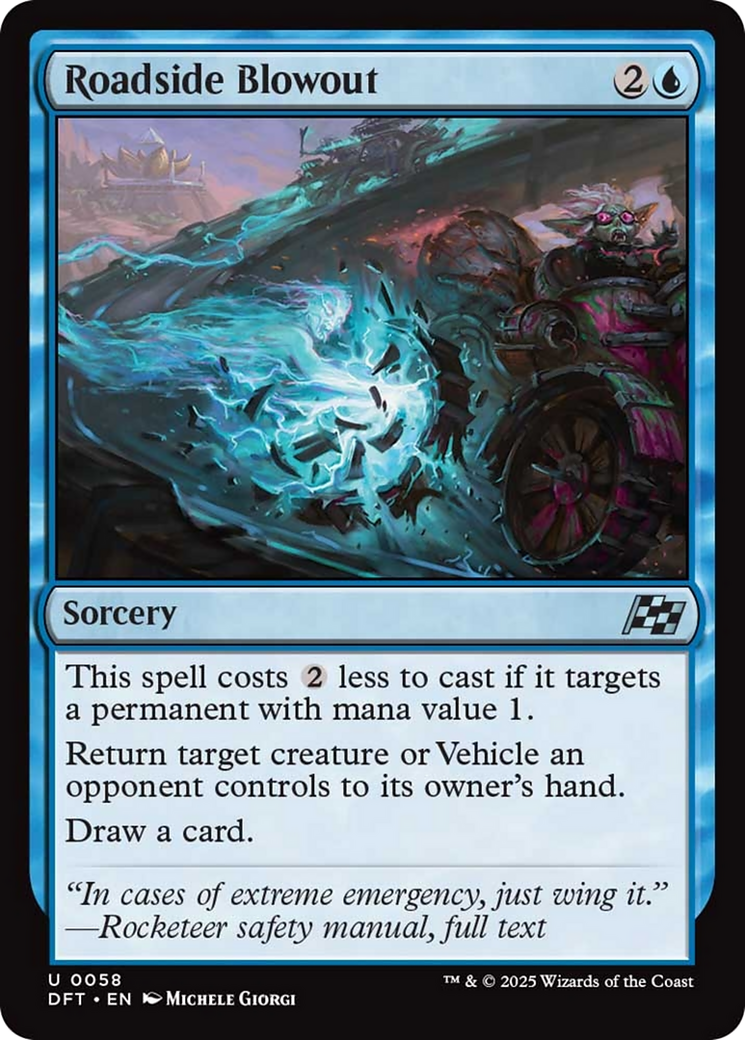 Roadside Blowout [Aetherdrift] Foil