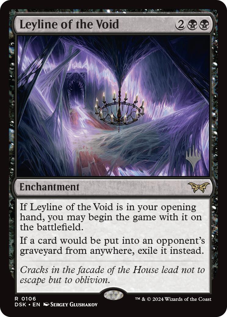 Leyline of the Void (Promo Pack) [Duskmourn: House of Horror Promos] Foil