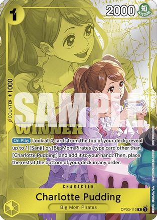Charlotte Pudding (Winner Pack 2024 Oct.-Dec.) (OP03-112) - [One Piece Promotion Cards] Foil