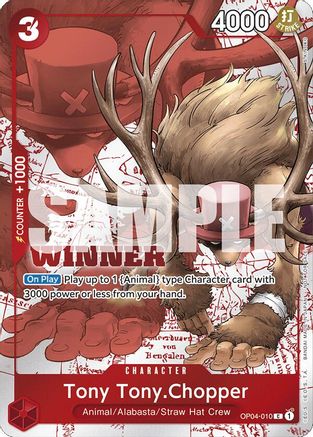 Tony Tony.Chopper (Winner Pack 2024 Oct.-Dec.) (OP04-010) - [One Piece Promotion Cards] Foil