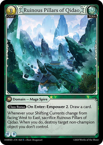 Ruinous Pillars of Qidao (060) [Mortal Ambition Starter Decks]