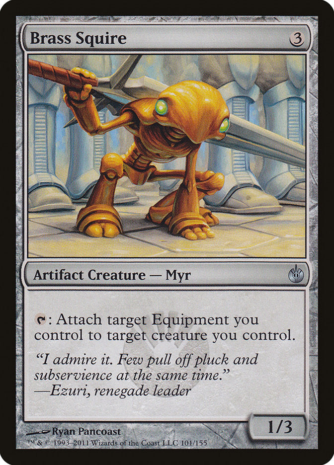 Brass Squire [Mirrodin Besieged] Foil