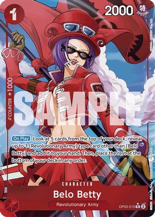 Belo Betty (Alternate Art) (OP05-015) - [Premium Booster -The Best-] Foil