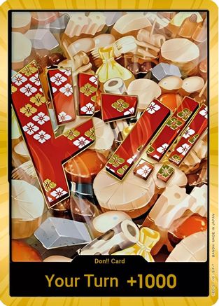 DON!! Card (Oden) (Gold) - [Premium Booster -The Best-] Foil