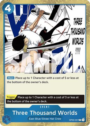 Three Thousand Worlds (Jolly Roger Foil) (OP03-057) - [Premium Booster -The Best-] Foil