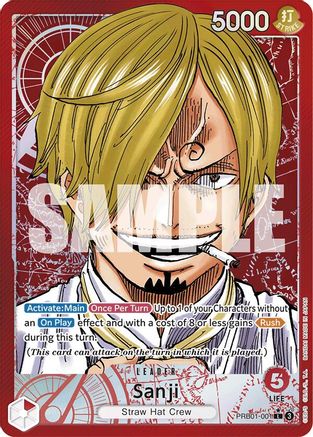 Sanji (PRB01-001) (Alternate Art) (PRB01-001) - [Premium Booster -The Best-] Foil