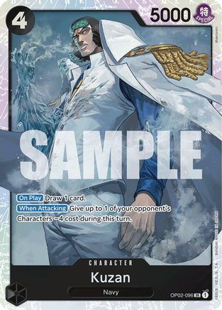 Kuzan (OP02-096) (Reprint) (OP02-096) - [Premium Booster -The Best-] Foil