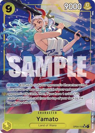 Yamato (OP04-112) (Alternate Art) (OP04-112) - [Premium Booster -The Best-] Foil