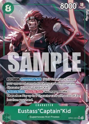Eustass"Captain"Kid (OP01-051) (Alternate Art) (OP01-051) - [Premium Booster -The Best-] Foil