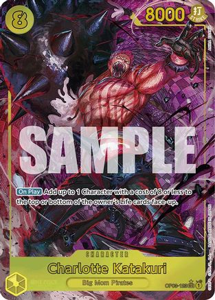 Charlotte Katakuri (Alternate Art) (OP03-123) - [Premium Booster -The Best-] Foil
