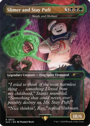Slimer and Stay Puft - Yargle and Multani  [Secret Lair Drop Series]