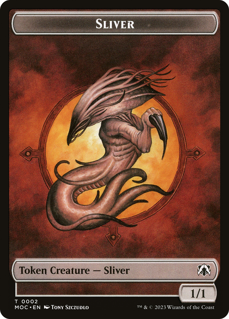Sliver  [March of the Machine Commander Tokens]