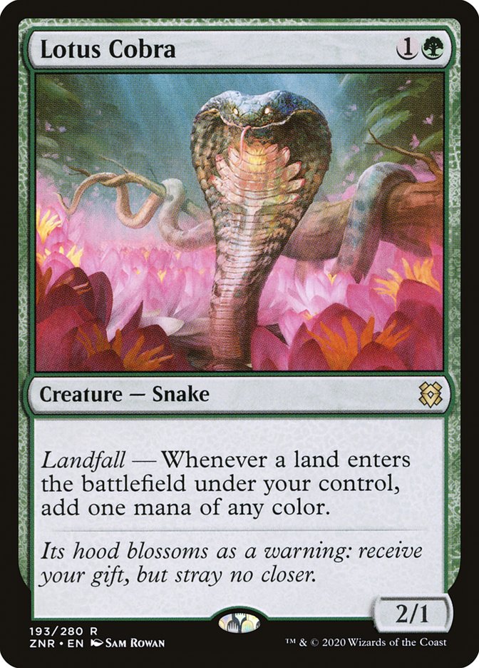 Lotus Cobra [Zendikar Rising] Foil