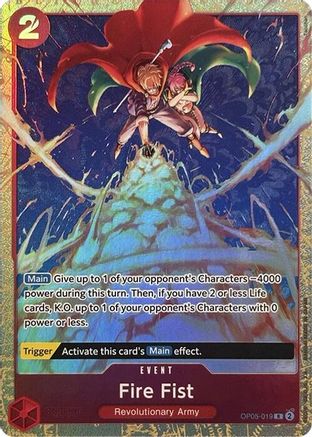 Fire Fist (Premium Card Collection -Best Selection Vol. 2-) (OP05-019) - [One Piece Promotion Cards] Foil