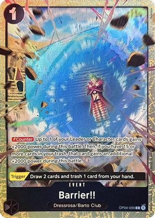 Barrier!! (Premium Card Collection -Best Selection Vol. 2-) (OP04-095) - [One Piece Promotion Cards] Foil