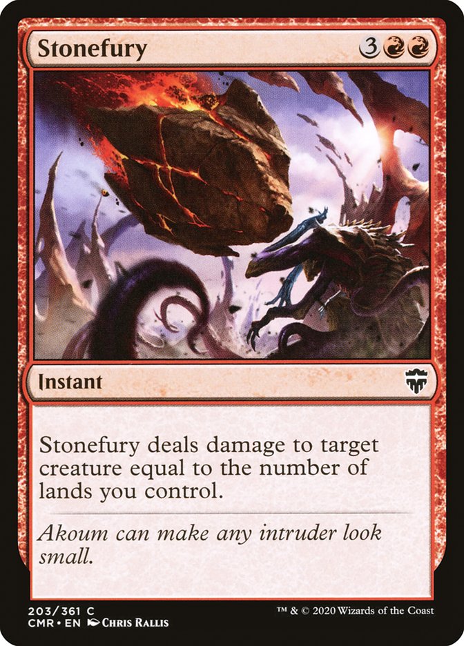 Stonefury [Commander Legends] Foil