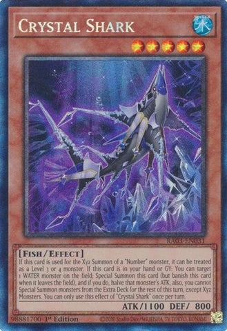 Crystal Shark (CR) [RA03-EN031] Prismatic Collector's Rare