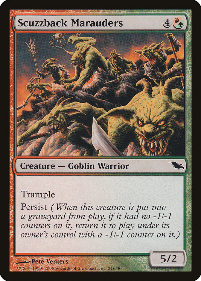 Scuzzback Marauders [Shadowmoor] Foil