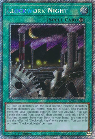 Clockwork Night (Platinum Secret Rare) [RA03-EN071] Platinum Secret Rare