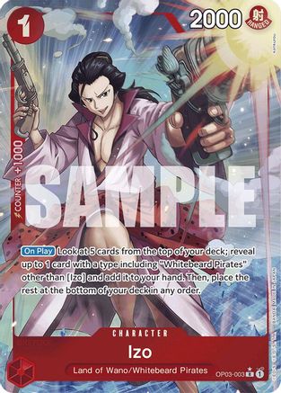 Izo (OP03-003) (Full Art) (OP03-003) - [Premium Booster -The Best-] Foil