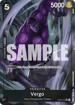 Vergo (Full Art) (OP03-079) - [Premium Booster -The Best-] Foil